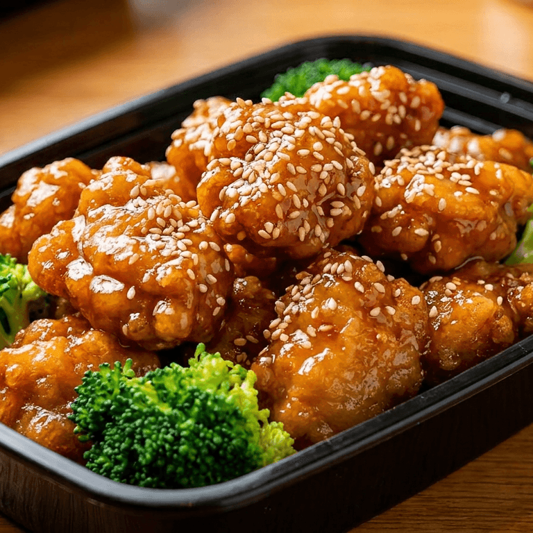 Delicious Sesame Chicken Awaits